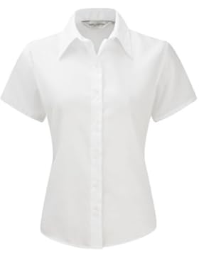Z957F Bügelfreie kurzärmelige Damenbluse kurzarm Bluse