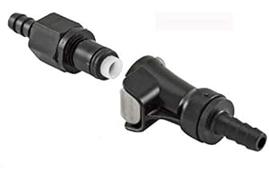 MOTOCAR Raccordo rapido tubo benzina 8 mm RMS 121680070 R 850 1100 1150 GS - 2 pezzi