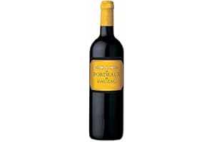 DELTA NEGOCE BORDEAUX DE DAUZAC - AOC Bordeaux - Grand Vin Rouge de Bordeaux - 100% Vegan - 1 Bouteille 0,75l Sélection du Château Dauzac Grand Cru Classé du Médoc