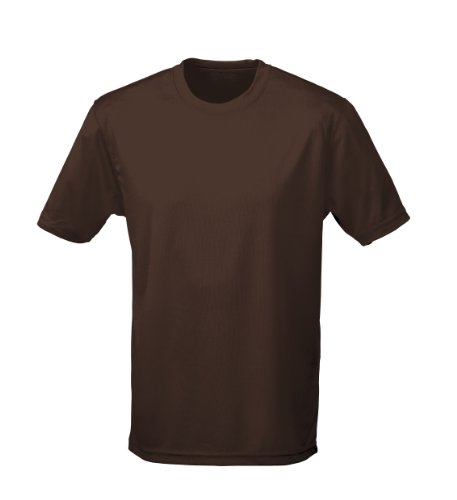 Just Cool - Performance T-Shirt, atmungsaktiv M,Hot-Chocolate Just Cool - Performance T-Shirt, atmungsaktiv M,Hot-Chocolate