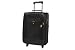 Nerita Leather Trolley Bag Black Color with Four wheels and three compartments with flap pockets (NE_83) RS.5900.00