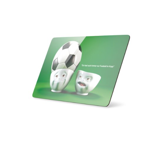 FiftyEight T040111 Schnittenbrettchen Fußball im Kopp WM10, 23 x 14 cm - 2