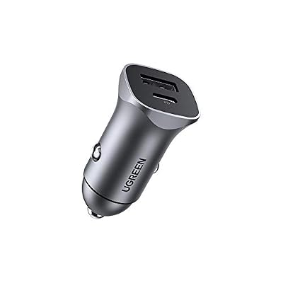 UGREEN Chargeur Voiture Rapide Chargeur Allume Cigare USB C Power Delivery Quick Charge 3.0 Compatible avec iPhone 11 X 8 Samsung S10 Note 10 Redmi Note 7 Huawei P20