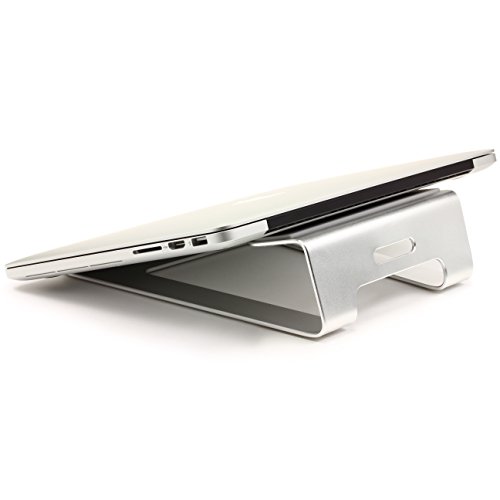 [WoW] Original UrCover Aluminium Notebookständer und Halter für Apple Macbook Pro/Retina, [DEUTSCHER FACHHANDEL] Samsung Laptop, Asus Laptop, Lifebook, Netbook, Notebook, Lenovo Ultrabook Silber - 4