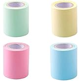 Sourcemall Full Sticky Notes Roll, Self Adhesive Notes, 2" x 300" Wide, 4 Rolls Per Pack