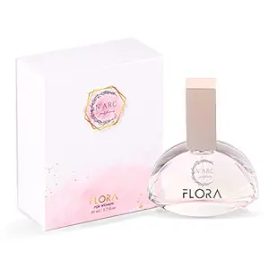 NARC perfumes Flora | Eau De Parfum (edp) | Long Lasting Perfume for Women | Floral fragrance | Gift Pack for Women | Made in India | 50ml