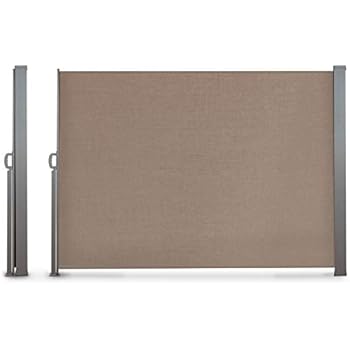 Store Latéral Extérieur Rétractable Crème 140x300 Cm - Brise-vue, Pare-soleil, En Polyester Enduit, Cadre Acier/aluminium - 13