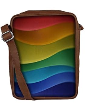 Snoogg , Damen Umhängetasche mehrfarbig multi