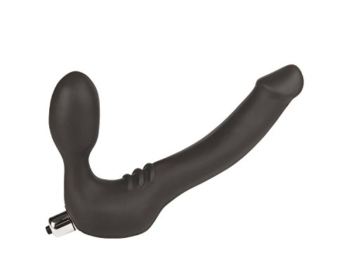 Preisvergleich Produktbild Si Novelties Medium Strap auf Vibrator Schwarz