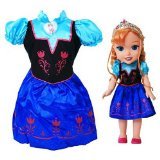 Disney Frozen Anna Doll & Toddler Dress Gift Set (US Import)