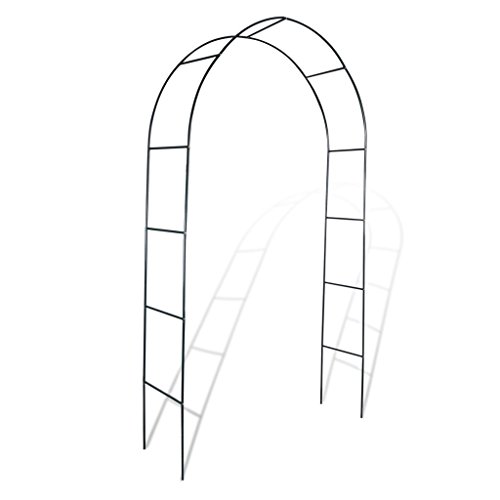vidaXL 2x Gartenbogen Rosenbogen Torbogen Rankgitter Rosensäule Metall 40776 - 2
