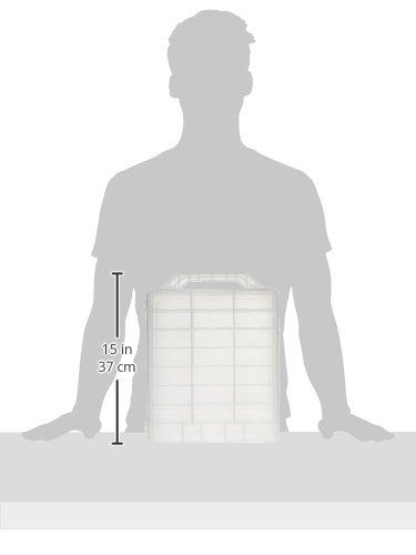 MAKARTT Universale Nagellackhalter Schachtel mit 48 Regale Verstellbar Doppelschicht mit Menschenfreundlichen Design