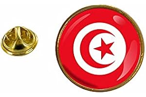 Akachafactory pins pin Badge pin's Drapeau Tunisie Tunisien Rond cocarde