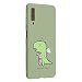 Produktbild Kompatibel mit Samsung Galaxy A7 2018 / A750 Hülle, Funny Lustig Cute Cartoon Muster Ultra Dünn Weich Silikon Gummi Bumper Schutz Case Handyhülle Matt Grün Schutzhülle - Comic Krokodil