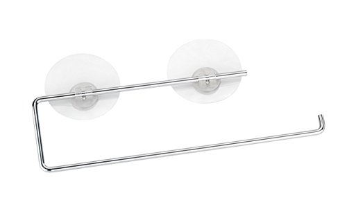 Wenko 53130100 Static Loc Küchenrollenhalter chrom, verchromtes Metall, silber glänzend - 4