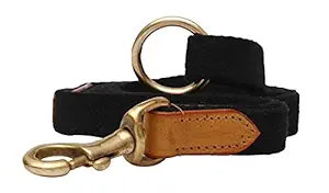 Vama Leathers: Sustainable & Eco Friendly Material Dual Handle Dog Leash. Patent Applied Functionality.