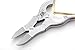 CANDURE® - Gold Nail Clippers Cantilever 15cm Curved Blade For Thick Toenails, Suitable for Finger Nails & Toe Nails + Pouch Solid Stainless Steel.