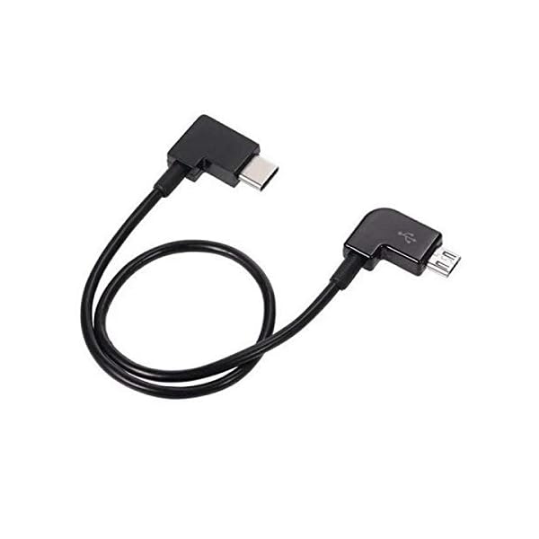 System-S USB Kabel 3.1 Typ C auf Micro USB rechts Winkel 30cm