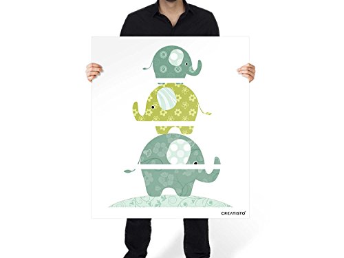 Möbel-Folie IKEA Malm 4 Schubladen Aufkleber Design Elephants blasenfrei aufkleben - 3