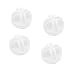 Produktbild PrimeMatik - 4 Paket Stecker Weisse für Schuhschrank Stufenregal Modular Garderobenschrank Kubus 35x35cm 17x35cm