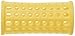 PLASTIC HAIR ROLLERS YELLOW Pk10 x 30mm + FREE PINS