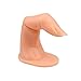 2pcs Nail Art Practice Fingers False Nail Polish Training Tool with Nail Tip