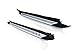 Price comparison product image Bragan BRA4232B Running Boards Side Steps Bars Polished Aluminium Strengthened ABS Plastic Silver Black + Fitting Kit