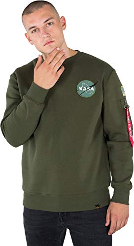 Preisvergleich Produktbild Alpha Industries Space Shuttle Sweatshirt Dunkelgrün 3XL