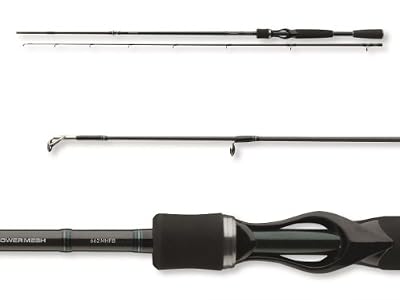 Daiwa Powermesh Lure Baitcast - Cannes Carnassier, 2 brins 7-28g 1.95m + 1 K-DON soft leurre gratuits