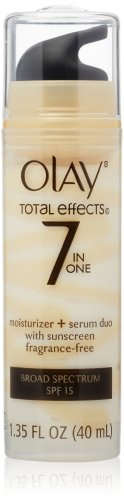 Olay Total Effects 7 In One Moisturizer + Serum Duo With Sunscreen Broad Spectrum Spf 15 Fragrance-Free 1.35 Fl Oz