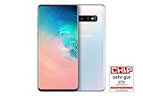 Samsung Galaxy S10 Smartphone (15.5cm (6.1 Zoll) 128GB interner Speicher, 8GB RAM, Prism White) - Deutsche Version - 