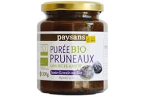 PAYSANS D'ICI Purée de pruneaux bio & équitable