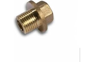 Aliaxis 3/8'' Flanged Blanking Plug BSP Blanking Cap Brass Male Thread x 1