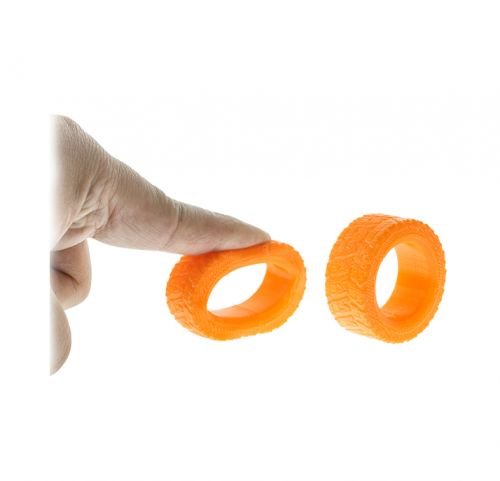 Polymaker PolyFlex 1,75mm Orange flexibel Premium Filament 750g - 2