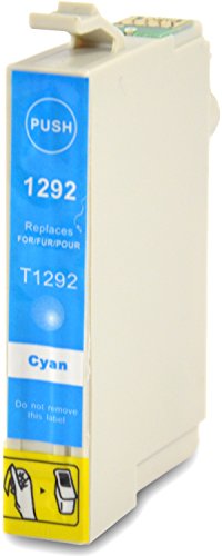 Druckerpatrone cyan kompatibel für Epson T1292 für Epson Stylus Office BX 305 F SX 230 235 W 525 WD WorkForce 630 - 2