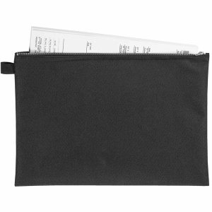 Preisvergleich Produktbild VELOFLEX 10 x Banktasche / Transporttasche A4 schwarz
