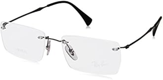 Ray-Ban Rimless Rectangular Men's Spectacle Frame - (0RX8755112856|56)
