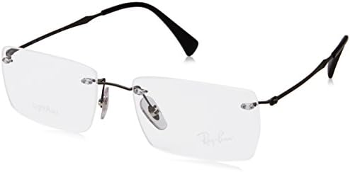 Ray-Ban Rimless Rectangular Men's Spectacle Frame - (0RX8755112856|56)