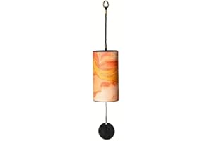 ARTISANSHOW 9 Notes 4 Chord Healing Harmony Wind Chimes - Soothing Healing & Meditation Sound, Perfect for Bedroom, Balcony, Outdoor Decor and Outdoor Decor (Orange - C Chord C E G F)