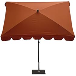 Maffei Art 86r Allegro, Parasol rectangulaire cm 240x160, Tissu TexMa, fabriqué en Italie. EXCLUSIVITE Couleur Terracotta