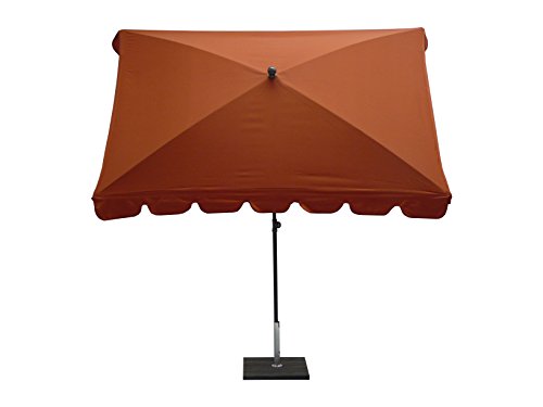Maffei Art 86r Allegro, Parasol rectangulaire cm 240x160, Tissu TexMa, fabriqué en Italie. EXCLUSIVITE Couleur Terracotta
