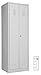 Produktbild Flügeltürschrank Kleiderschrank Stahl Lagerschrank Aktenschrank PutzSpind Werkzeugschrank 510715 Lichtgrau