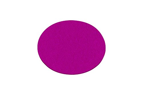 Preisvergleich Produktbild Metz Filzuntersetzer rund 25cm magenta