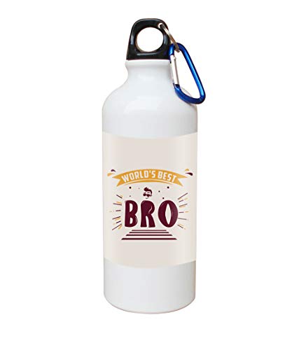 Sky Trends Aluminium Printed Shipper Bottle, Rakhi, Roli, Chawal and Greeting Card St-060
