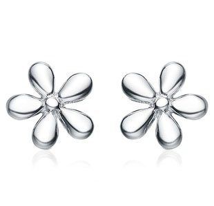 925 Sterling Silver Lovely Daisy Flower Stud Earrings Jewellery
