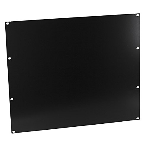 19", 19 Zoll Blindplatte für Netzwerkschrank, Serverschrank, Standschrank etc..9HE, 9 Höheneinheiten, Schwarz RAL 7021