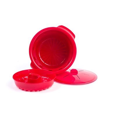 Multifunktionsdampftopf für die Mikrowelle, zum Dämpfen von Gemüse / Reis, 2,1 L - 2