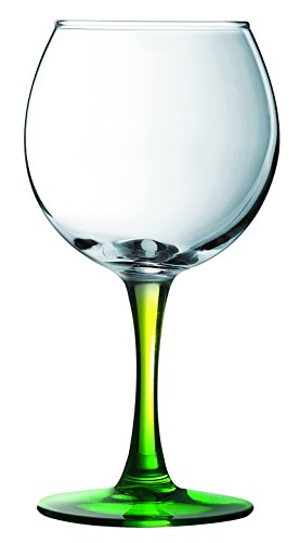 Luminarc 9208365 Verres à Pied Duos Verre Vert/Orange 28 Cl Lot de 6 Luminarc 9208365 Verres à Pied Duos Verre Vert/Orange 28 Cl Lot de 6