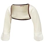 ScratchSleeves | Stay-on Scratch Mitts for Itchy Babies & Toddlers | Cream/Chocolate Brown