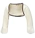 ScratchSleeves | Stay-on Scratch Mitts for Itchy Babies & Toddlers | Cream/Chocolate Brown